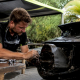 Mechanic tuning PWC pump in workshop