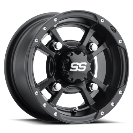ITP SS 112 9x8 / 4x110 BP / 3+5 Offset Black Wheel
