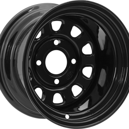 ITP Delta Steel 12x7 / 4/137 12mm BP / 4+3 Offset Black Wheel