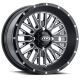 ITP Momentum 24x6.5 / 4x137 BP / 10mm Offset Black w/ Milled Accents Wheel