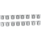 ITP Lug Nuts (Box of 16) - 12mm Flat - Chrome