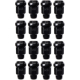 ITP Lug Nuts (Box of 16) - 12x1.25 60 Deg Taper / 17mm Head - Black