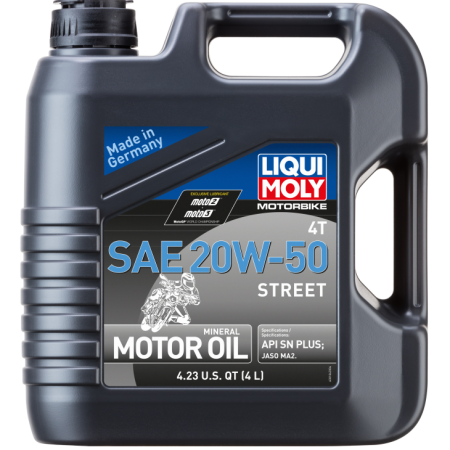 LIQUI MOLY 4L Motorbike 4T SAE 20W50 Street