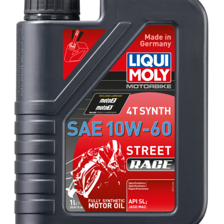 LIQUI MOLY 1L Motorbike 4T Synth SAE 10W60 Street Race