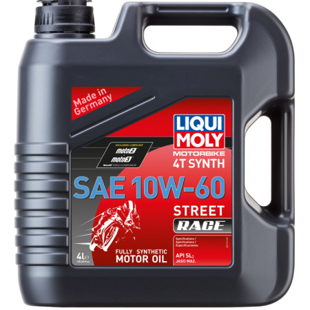 LIQUI MOLY 4L Motorbike 4T Synth SAE 10W60 Street Race