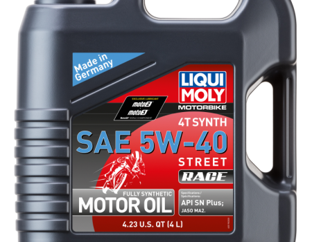 LIQUI MOLY Motorbike 4T Street Oils - Quarts and Small Sizes