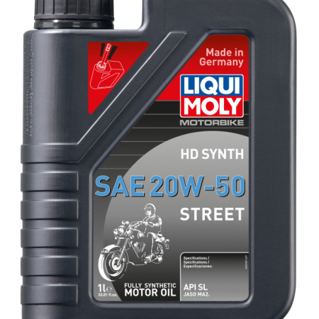 LIQUI MOLY 1L Motorbike HD Synth SAE 20W50 Street
