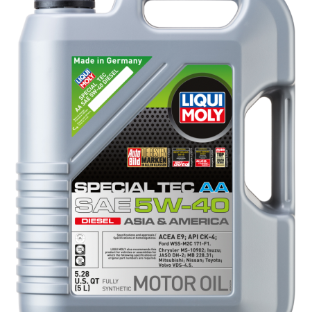 LIQUI MOLY 5L Special Tec AA Motor Oil SAE 5W40 Diesel