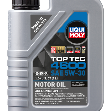 LIQUI MOLY 1L Top Tec 4600 Motor Oil SAE 5W30