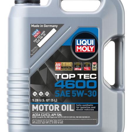 LIQUI MOLY 5L Top Tec 4600 Motor Oil SAE 5W30
