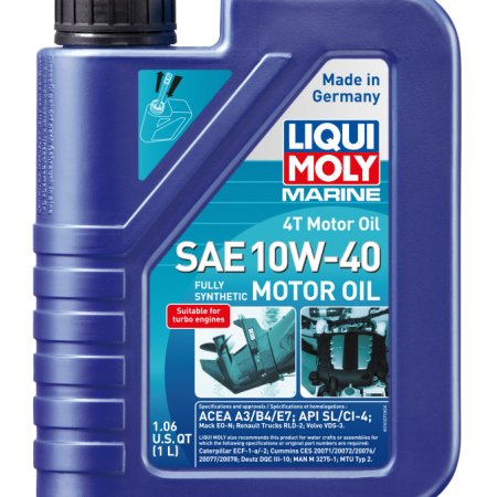 LIQUI MOLY 1L Marine 4T Motor Oil SAE 10W40