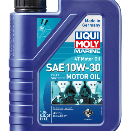 LIQUI MOLY 1L Marine 4T Motor Oil SAE 10W30