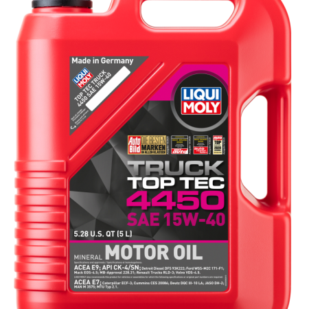 LIQUI MOLY 5L Top Tec Truck 4450 Motor Oil SAE 15W40