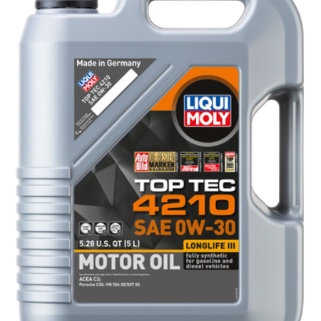 LIQUI MOLY 5L Top Tec 4210 Motor Oil SAE 0W30