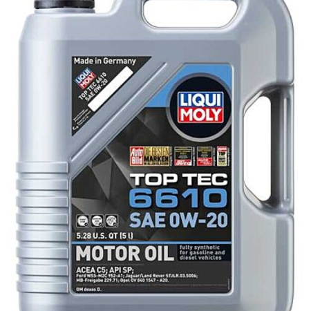 LIQUI MOLY 5L Top Tec 6610 Motor Oil SAE 0W20