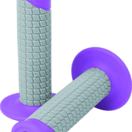 ProTaper Clamp-On Pillow Top Grips - Neon Purple/Gray