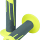 ProTaper Full Diamond Clamp-On Grips - Neon Yellow/Dark Gray