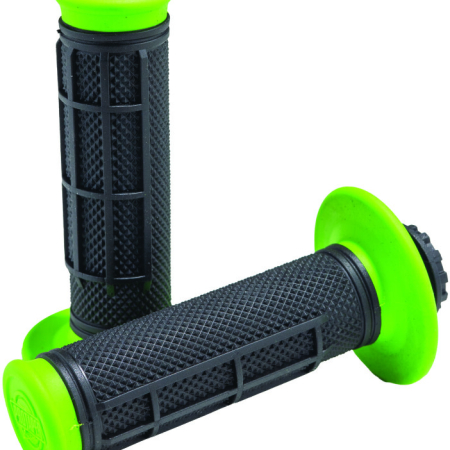 ProTaper Pro Series Clamp On 1/2 Waffle Green/Black