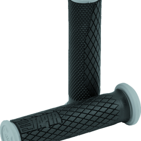 ProTaper Full Diamond Dual Density ATV Grips - Black/Gray