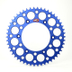 Renthal 89-01 Suzuki RM 80/ 2002 Yamaha YZ85 Rear Grooved Sprocket -Blue 428-48P Teeth