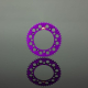 Renthal 99+ Yamaha YZ 125-250/ YZF250-450 Rear Grooved Sprocket - Purple 520-51 Teeth