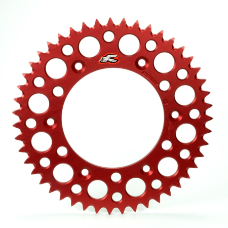 Renthal 03-07 Honda CR 85R/ 07-09/12-14 CRF 150R Rear Grooved Sprocket - Red 420-50P Teeth