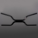 Renthal Street Medium Touring Fatbar - Black