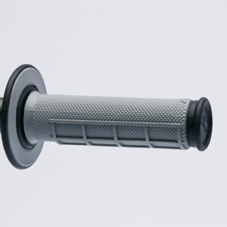 Renthal MX Dual Compound Grips 1/2 Waffle - Grey/ Black
