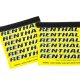 Renthal Team clean Grip - Yellow/White/Black