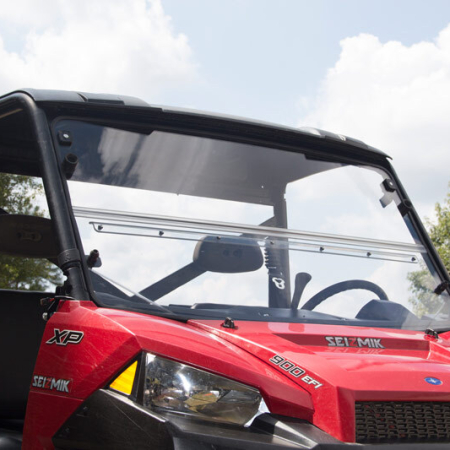 Seizmik 13+ Polaris Ranger 900/1000 XP/Crew Full-Size Windshield Versa-Fold Double-Coated
