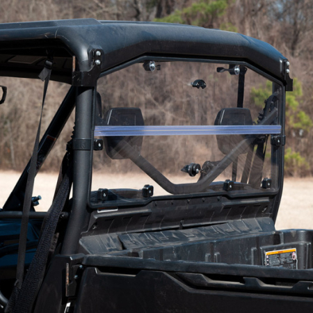 Seizmik 16-23 Can Am Defender HD5-HD10/MAX Rear Windshield Folding Poly carb
