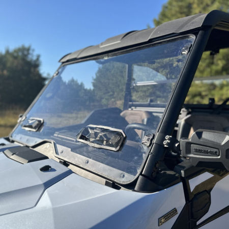 Seizmik 24+Kawasaki Ridge Ranch Tool Less Windshield - UV