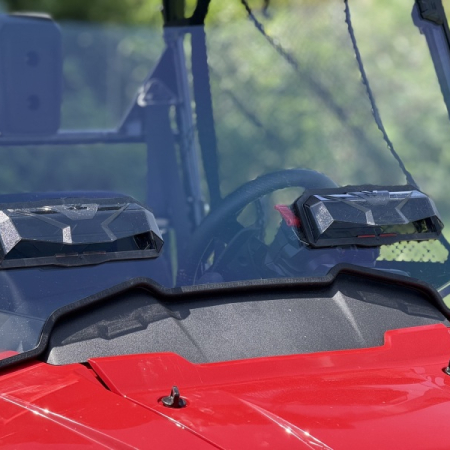 Seizmik 14-25 Honda Pioneer 700 Vented Tool-Less Windshield Hard Coated
